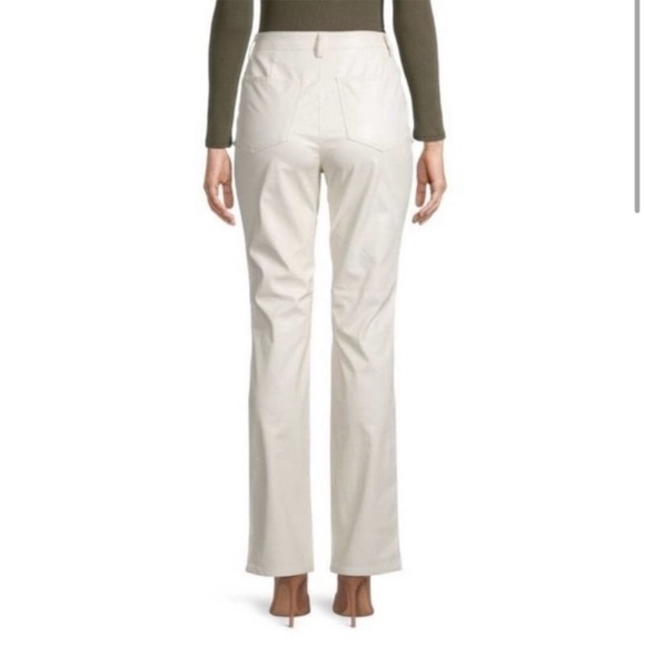WEWOREWHAT Danielle Berstein Vegan Croc Ankle Flair Pants - Picture 2 of 7